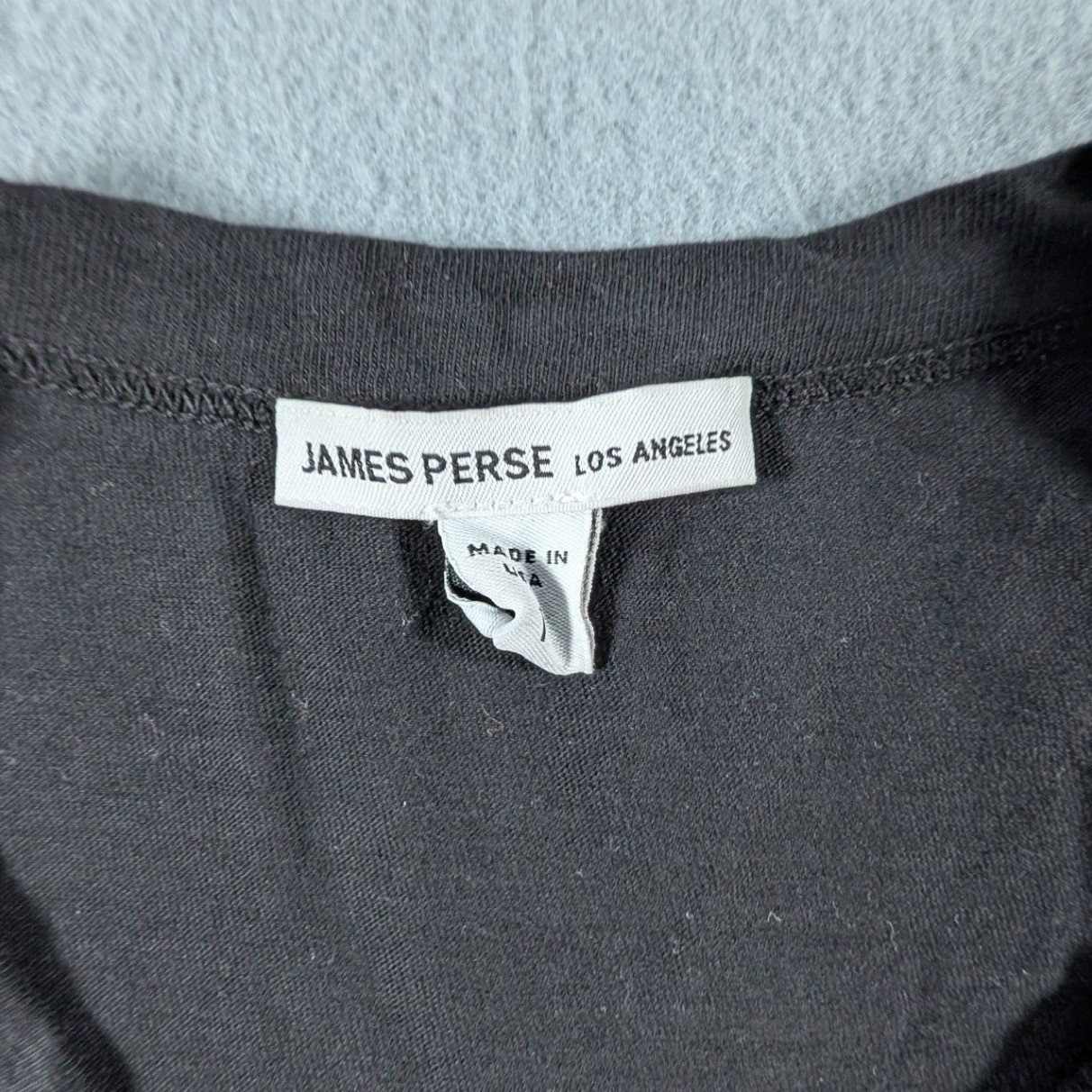 James Perse Graphic T-Shirt Mens Size 1 Small Black Name Above All Names MLJ3311 gallery