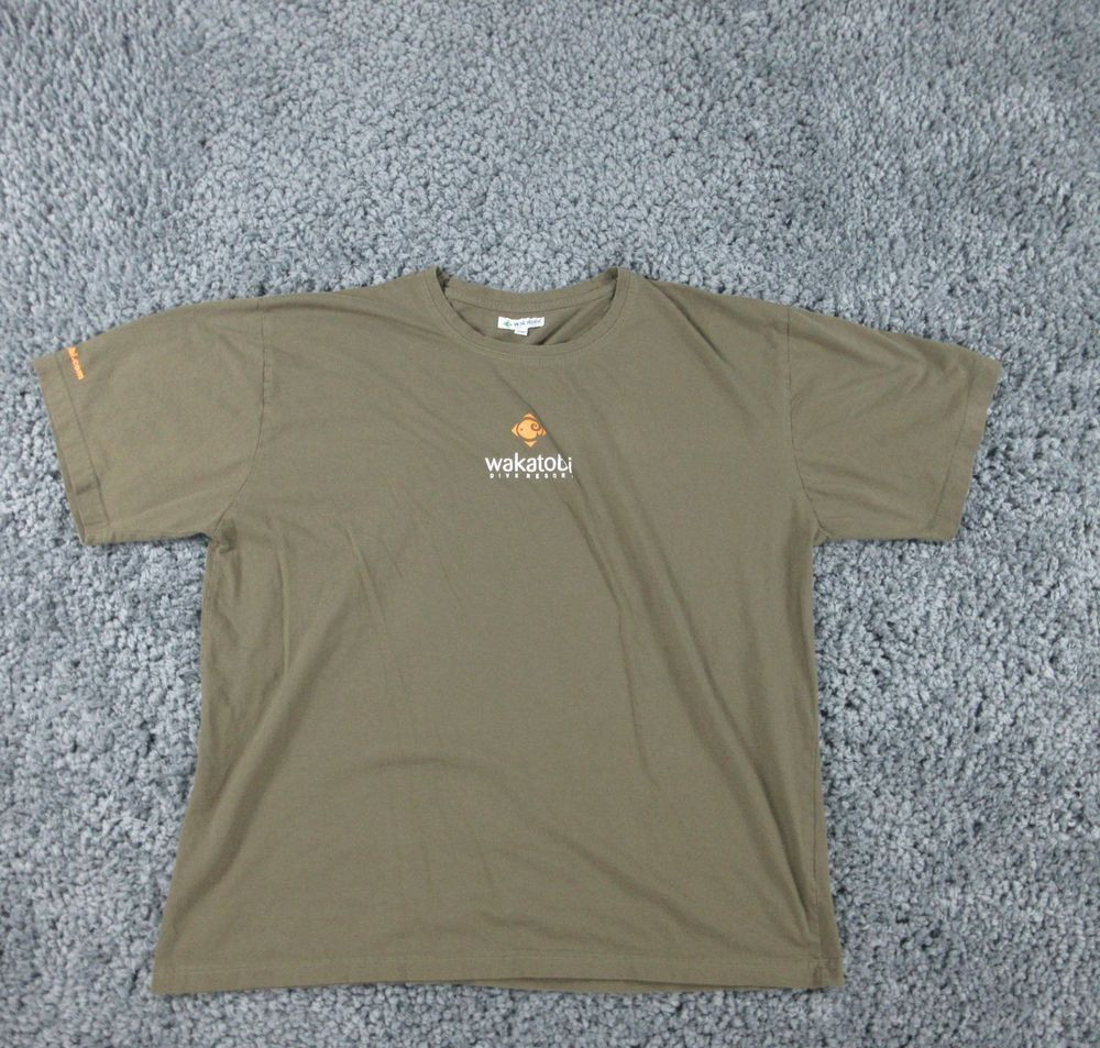 Wakatobi Dive Resort Shirt Mens 2XL Green Short Sleeve Graphic Tee gallery