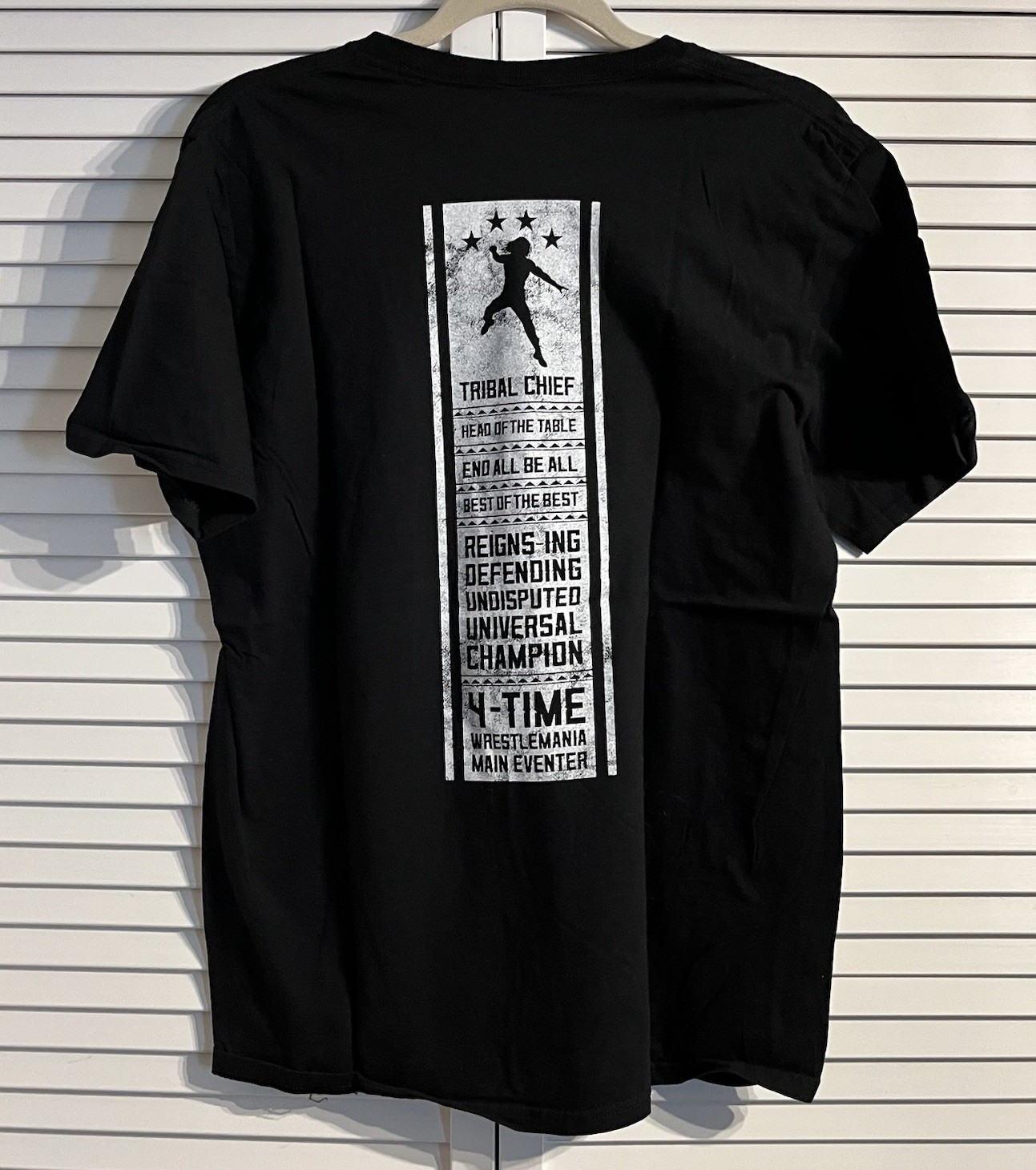WWE Authentic Roman Reigns Acknowledge Me T-Shirt Mens Large See Measurements gallery