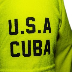 Official World Speed Record Apache Star Tee | Cotton/Performance | Safety Green