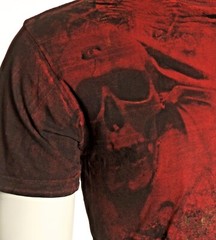 ARCHAIC by AFFLICTION Black BRASS Short Sleeve Slim Fit Y2K MMA Elite T-shirt