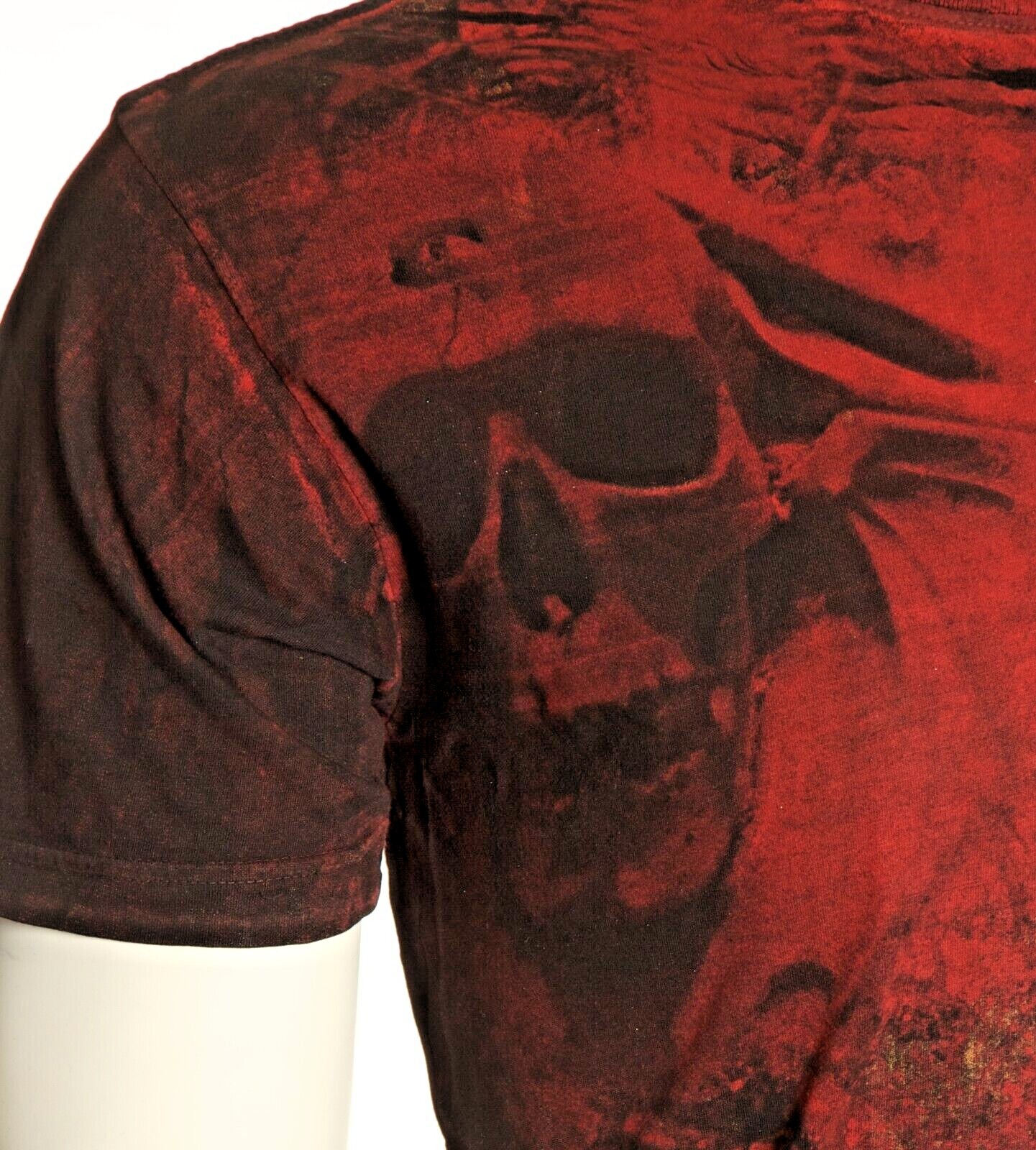 ARCHAIC by AFFLICTION Black BRASS Short Sleeve Slim Fit Y2K MMA Elite T-shirt gallery