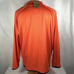 Clemson University Sweatshirt Men’s Medium Orange L/S Pullover Zip New