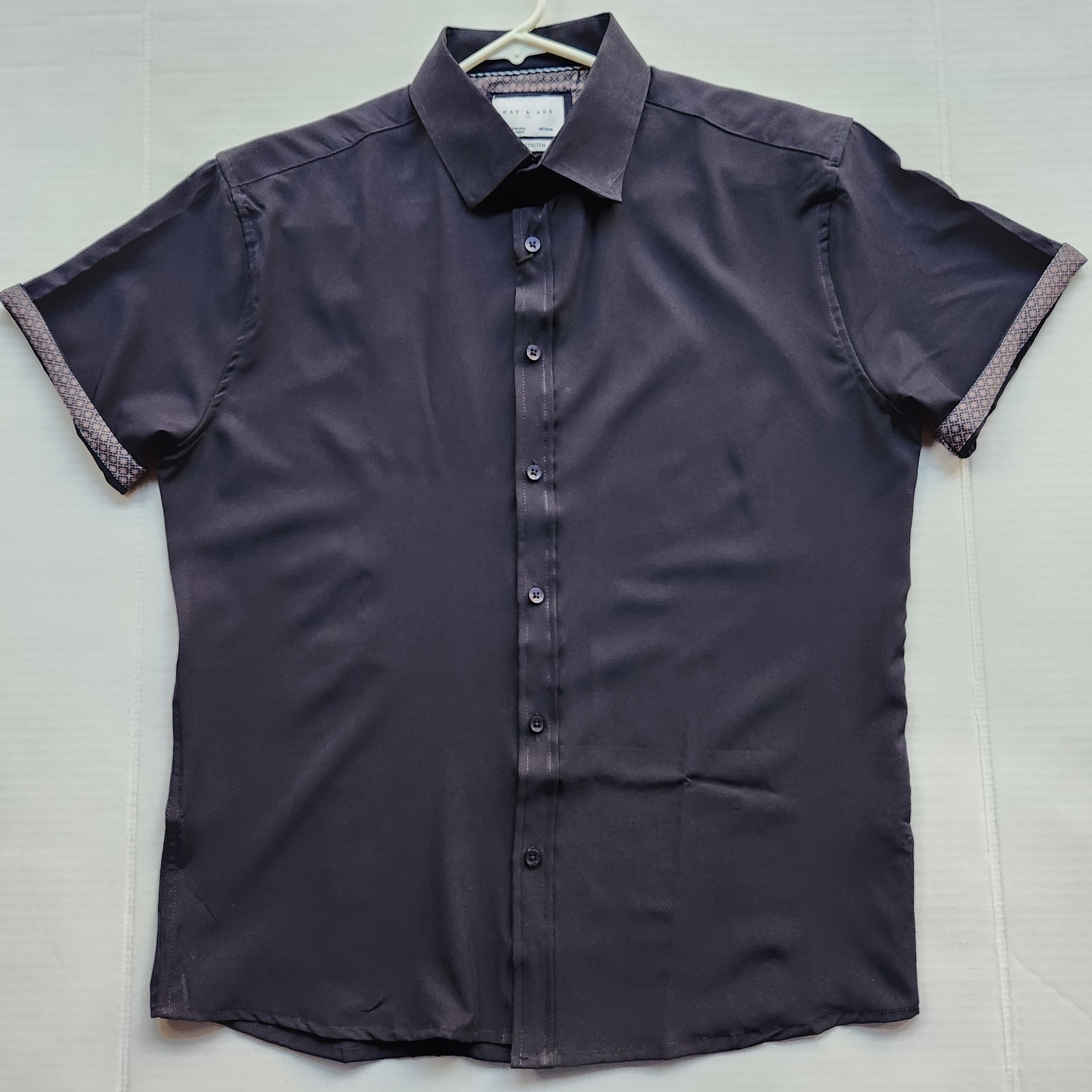 Day & Age Men's Apparel w-way Stretch Black Polo Shirt - Size: Medium gallery