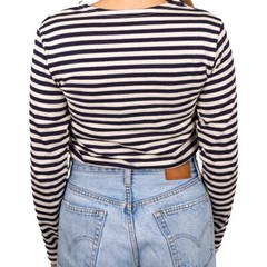 Genuine Russian Navy Telnyashka – 100% Cotton Long Sleeve Striped T-Shirt New