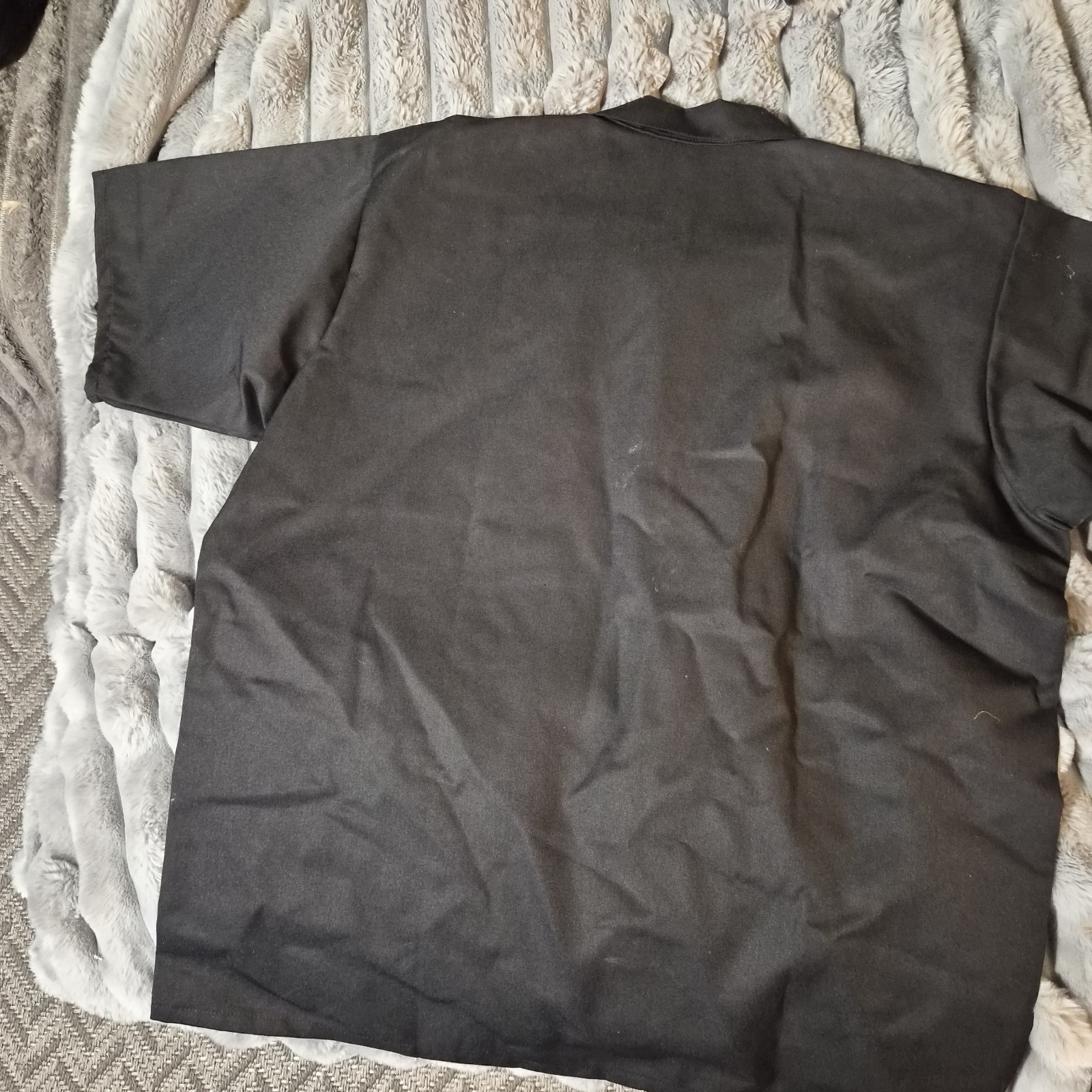Ben Davis Quarter 1/4 Zip Shirt Black Mens Size XL street skate work gallery