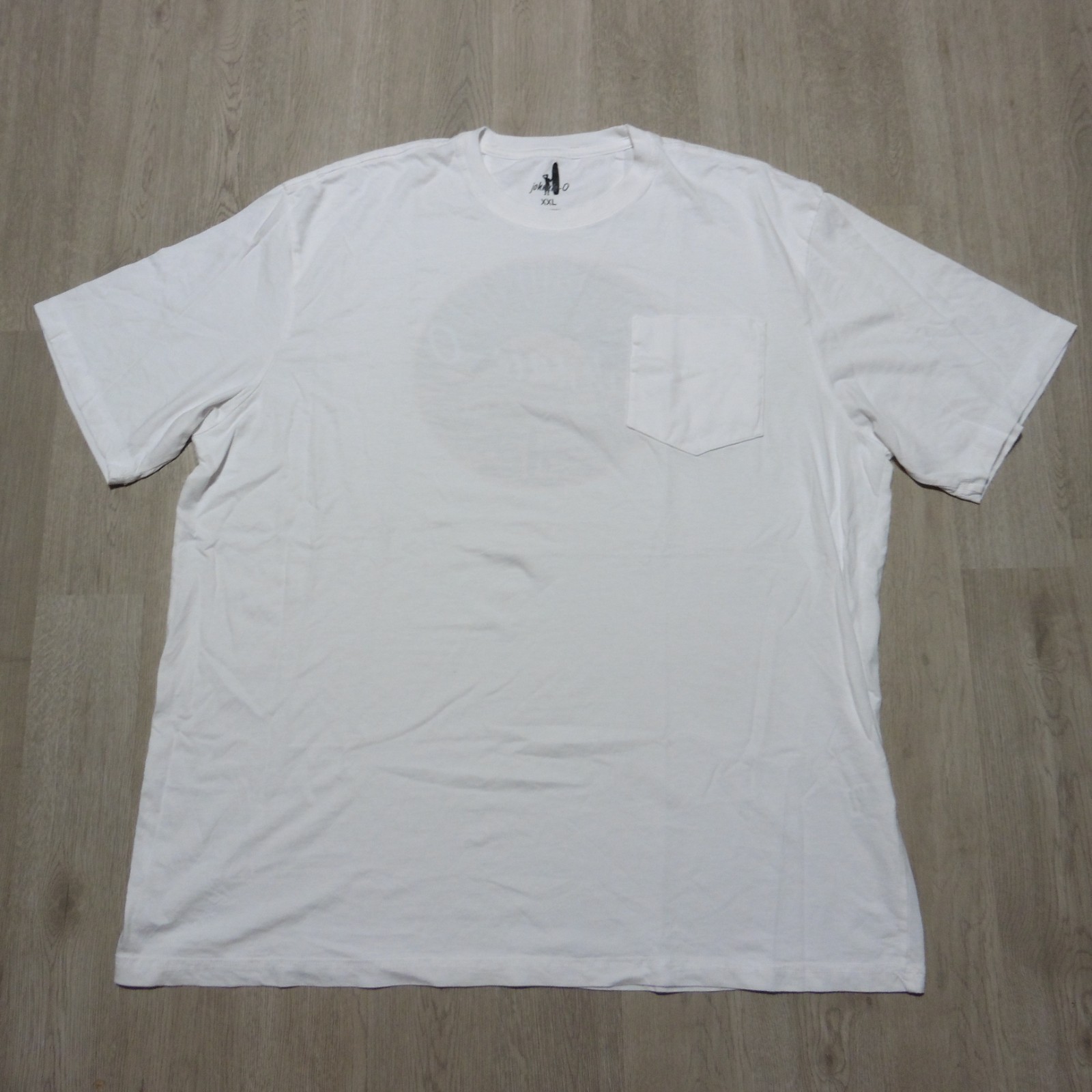 Johnnie-O Men's XXL Surf Sunshine T-Shirt White SS Crew Neck Flawed gallery
