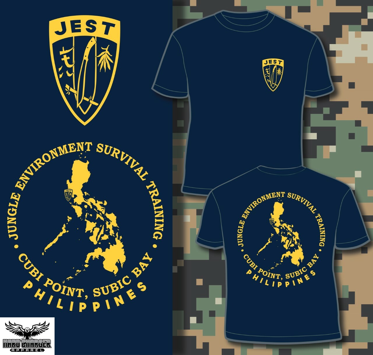 JEST School Jungle Environment Survival Training Subic Bay Philippines T-shirt gallery