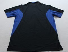 Sport-Tek Men’s Side Blocked Micropique Polo EH6 Black/True Royal Small