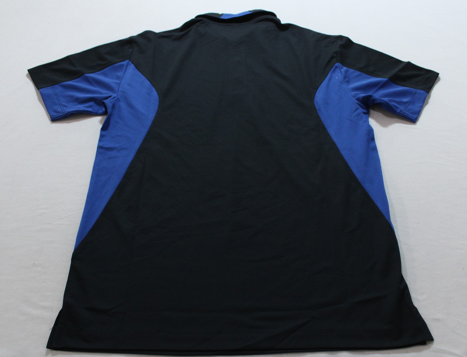 Sport-Tek Men's Side Blocked Micropique Polo EH6 Black/True Royal Small gallery