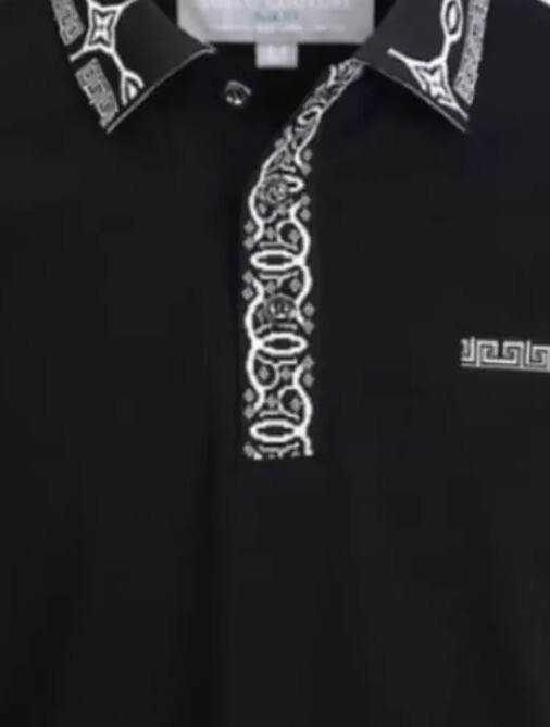 Men's Luxurious Fine Cotton Polo Shirt,Italian Style,Stretch M to 3XL….A18.A gallery