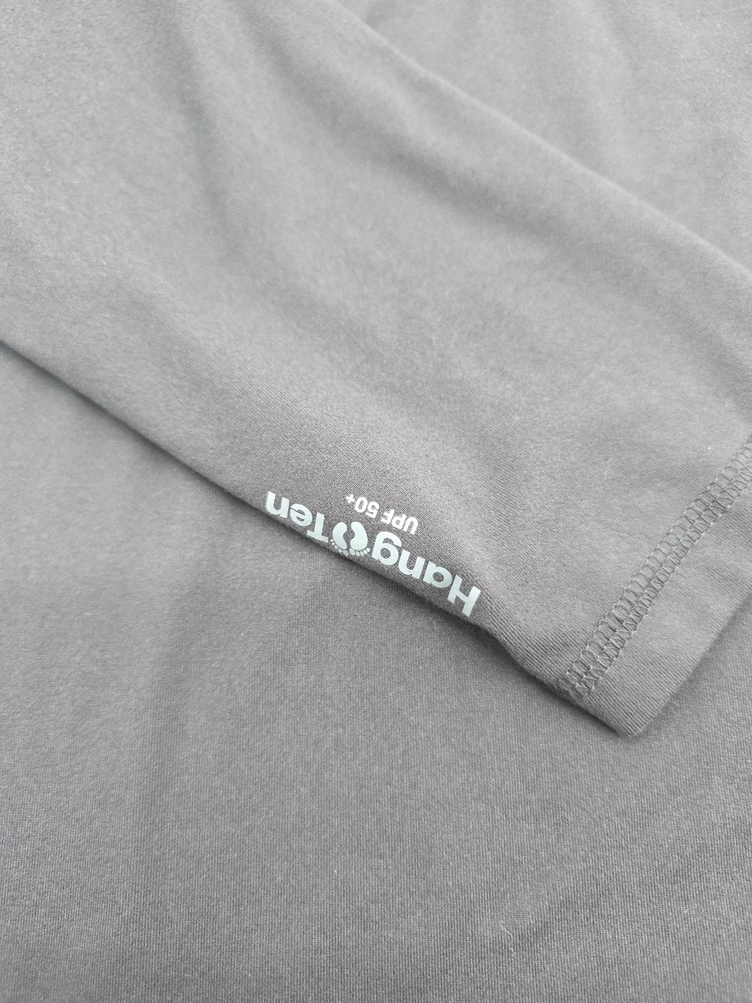 Hang Ten Longsleeve UPF50+ Shirt Men Small Black Spell-out.#39850 gallery