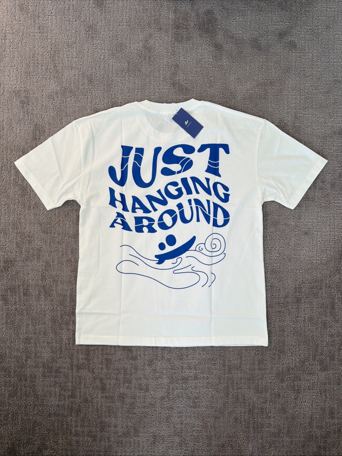 260 GSM Heavyweight Coastal Beach Graphic T Shirt Just Hanging Around Retro Tee gallery