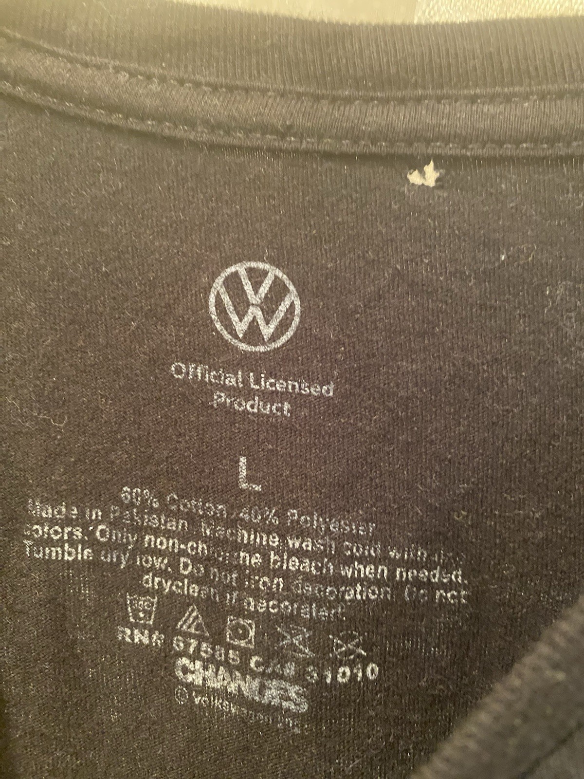 Volkswagen Men Shirt L Black Graphic 1991 Golf Casual Logo Short Sleeve gallery