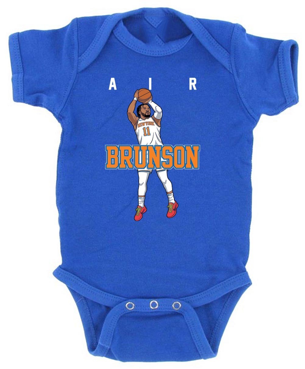 Jalen Brunson AIR Knicks Creeper Romper One Piece BABY 12 Month gallery