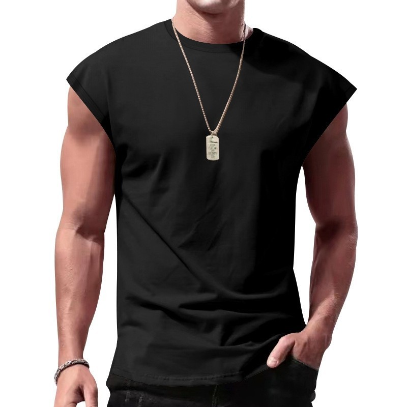 Men's Sleeveless Tank Top Casual Summer Vest Loose Fit Gym ✅ Buy 2 Save More gallery