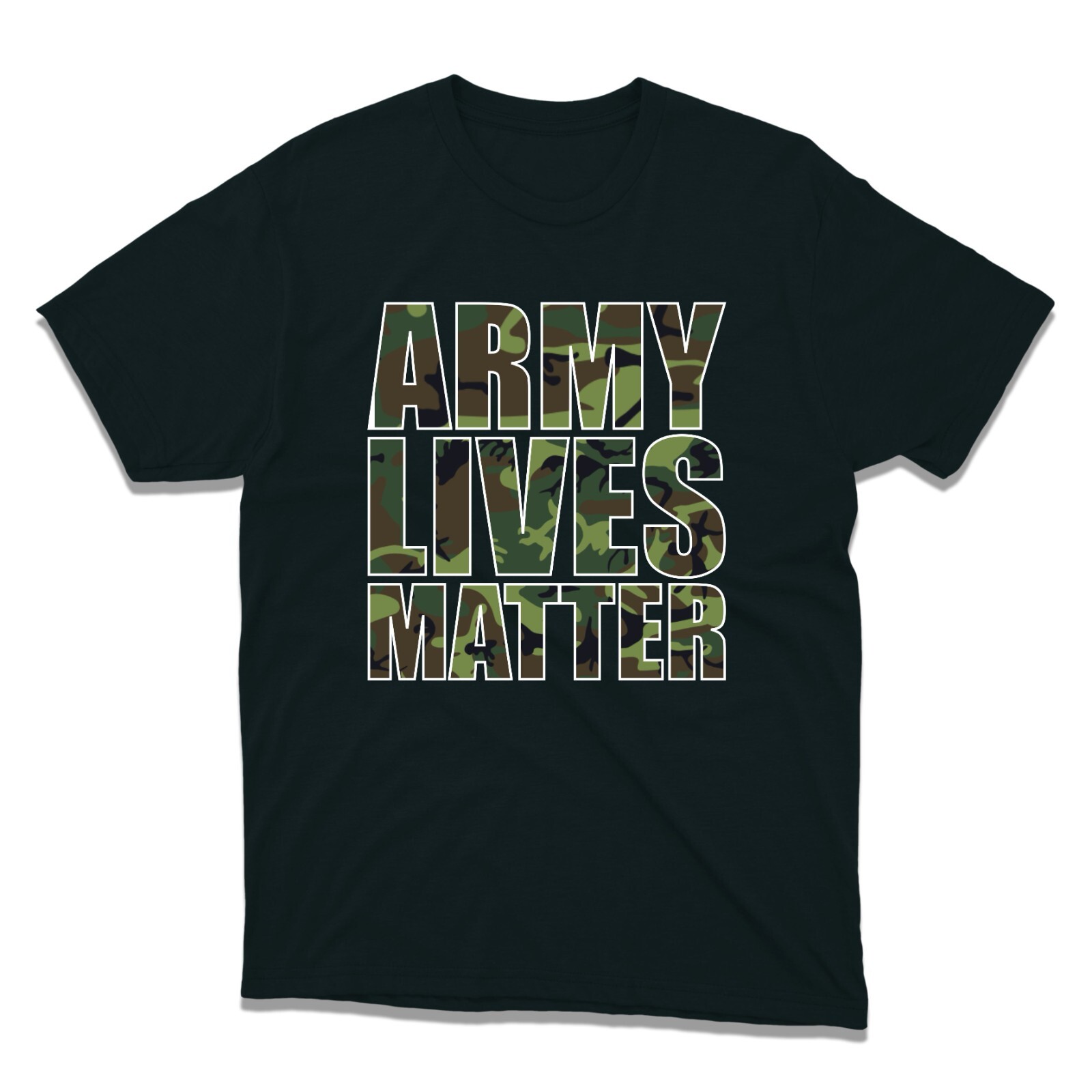 Army Lives Matter T-Shirt Spouse Appreciation Hubby Wifey Fathers Day Tee Top
