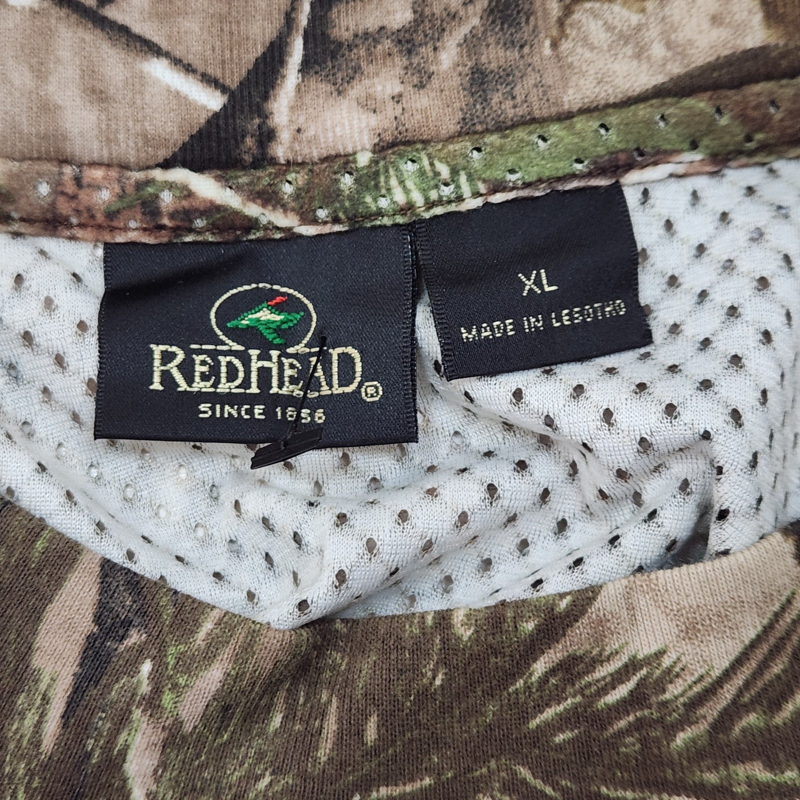 Redhead Realtree APG Camo T Shirt Mens XL Brown Long Sleeve Hunting Outdoor N01D gallery
