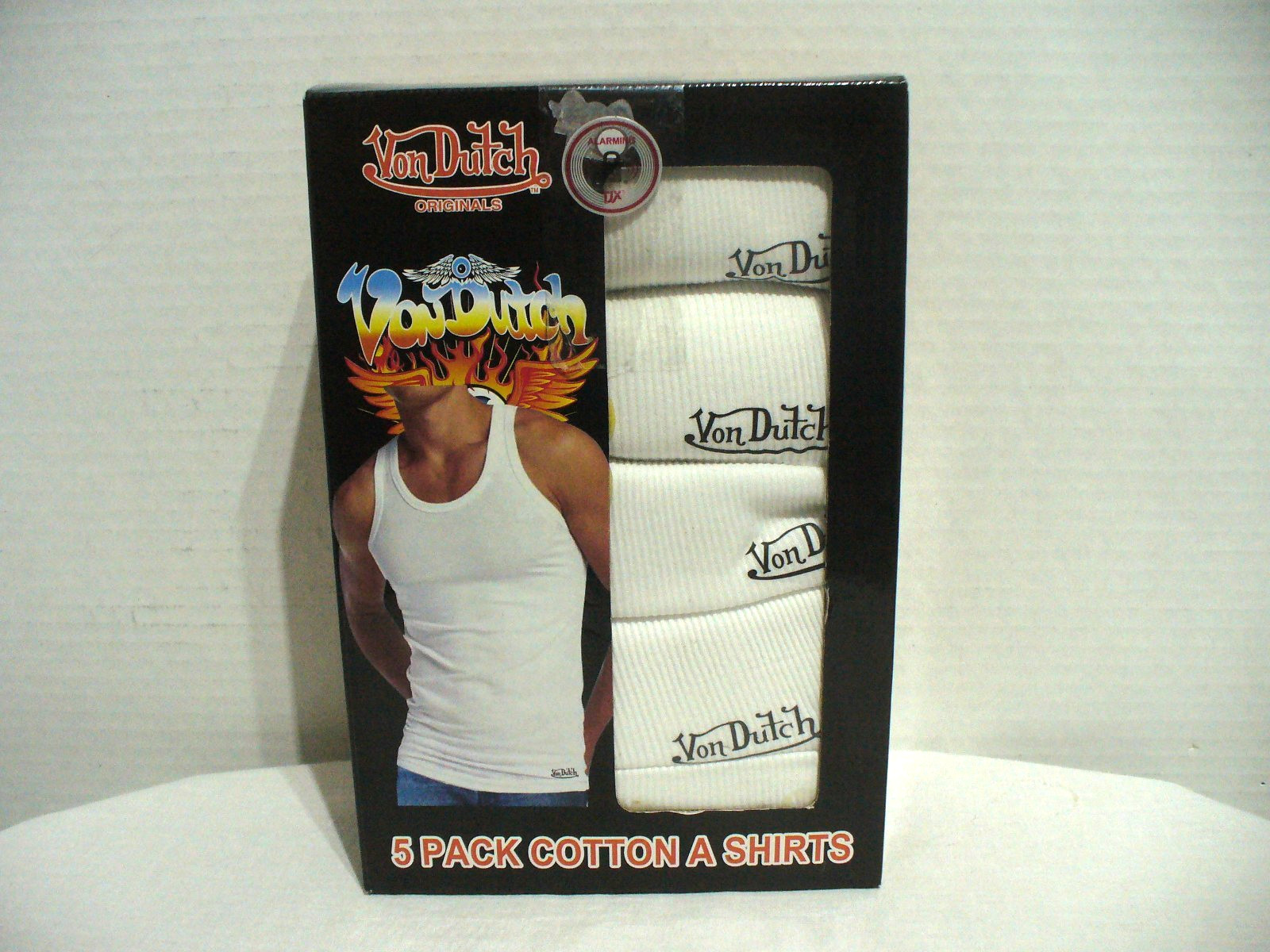 Von Dutch Originals Mens 5 Pack Cotton A Shirts NEW