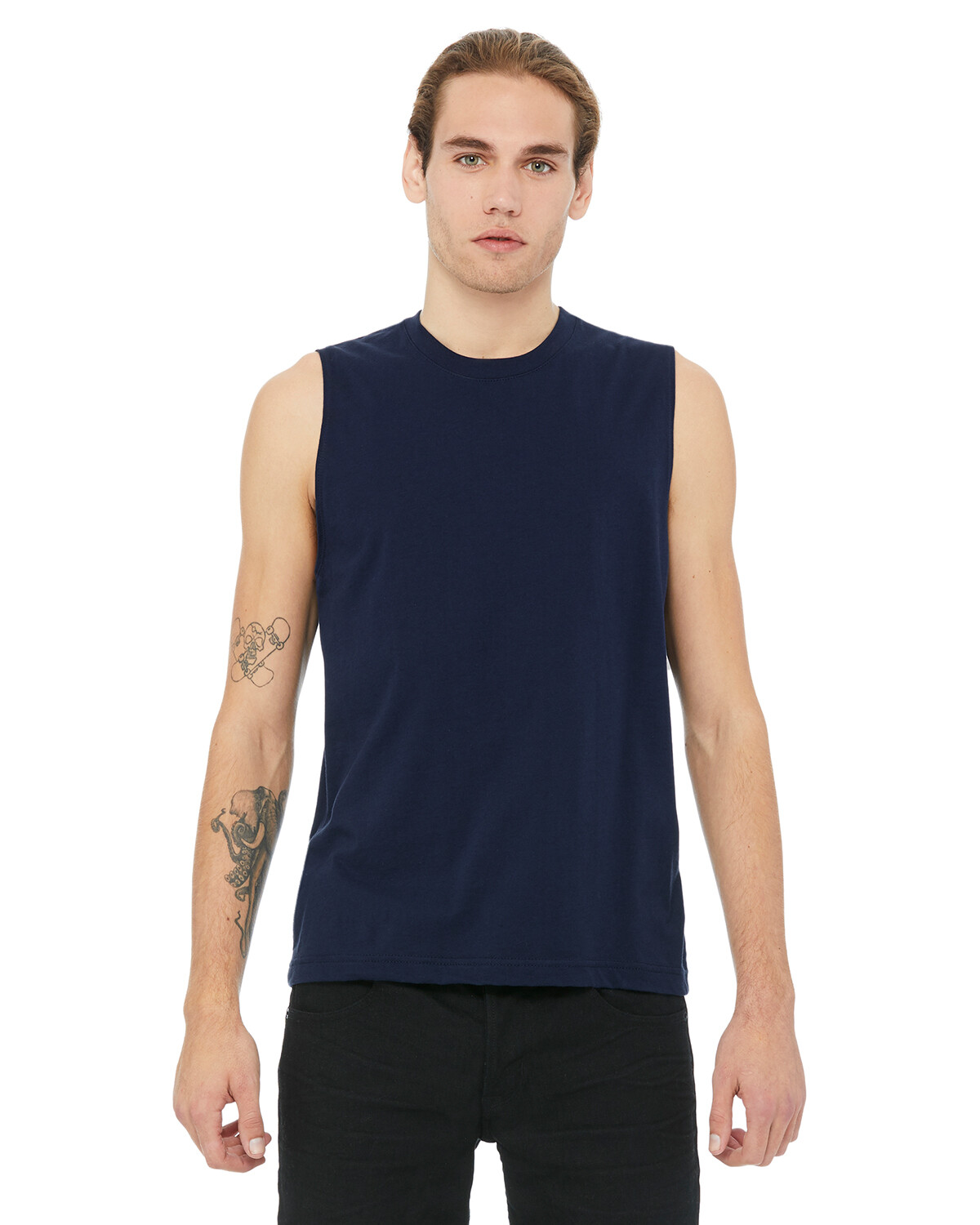 Bella + Canvas Unisex Jersey Muscle Tank Top 3483 100% Combed & Ringspun Cotton
