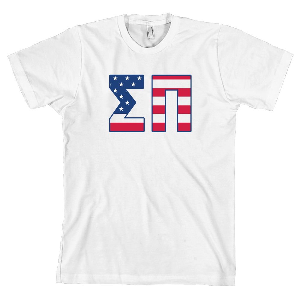 Sigma Pi Bella + Canvas T Shirt Sig Pi Fraternity USA Letters *ALL SIZES* gallery