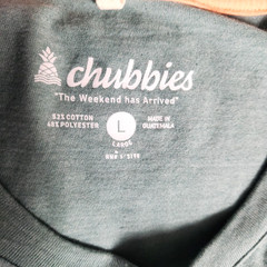Chubbies T-Shirt Men Size Large Graphic Print
