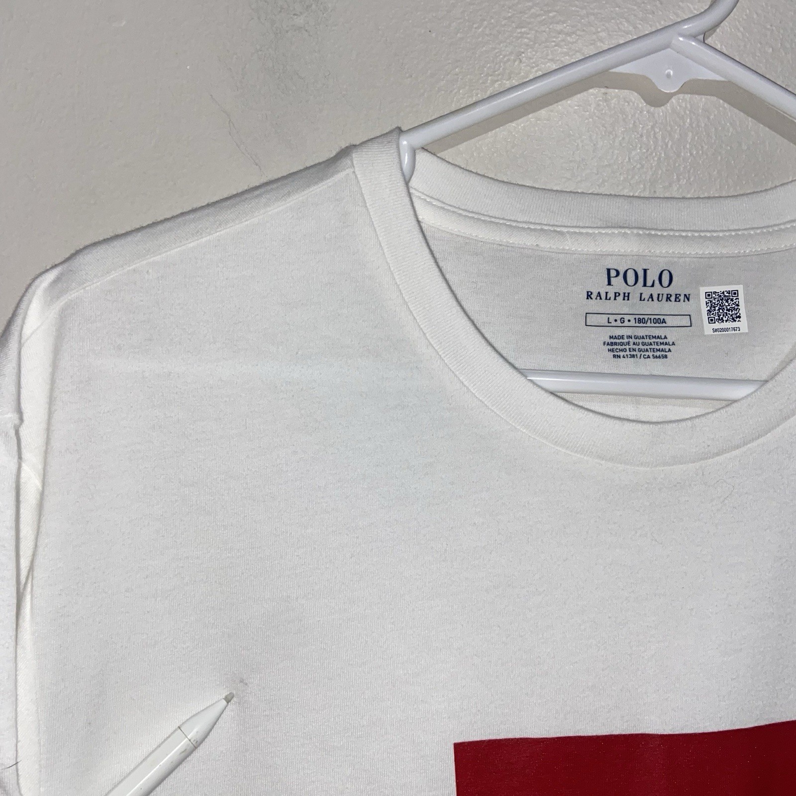 Polo Ralph Lauren Shirt Mens Large Logo Graphic Short Sleeve T-Shirt Preppy Read gallery