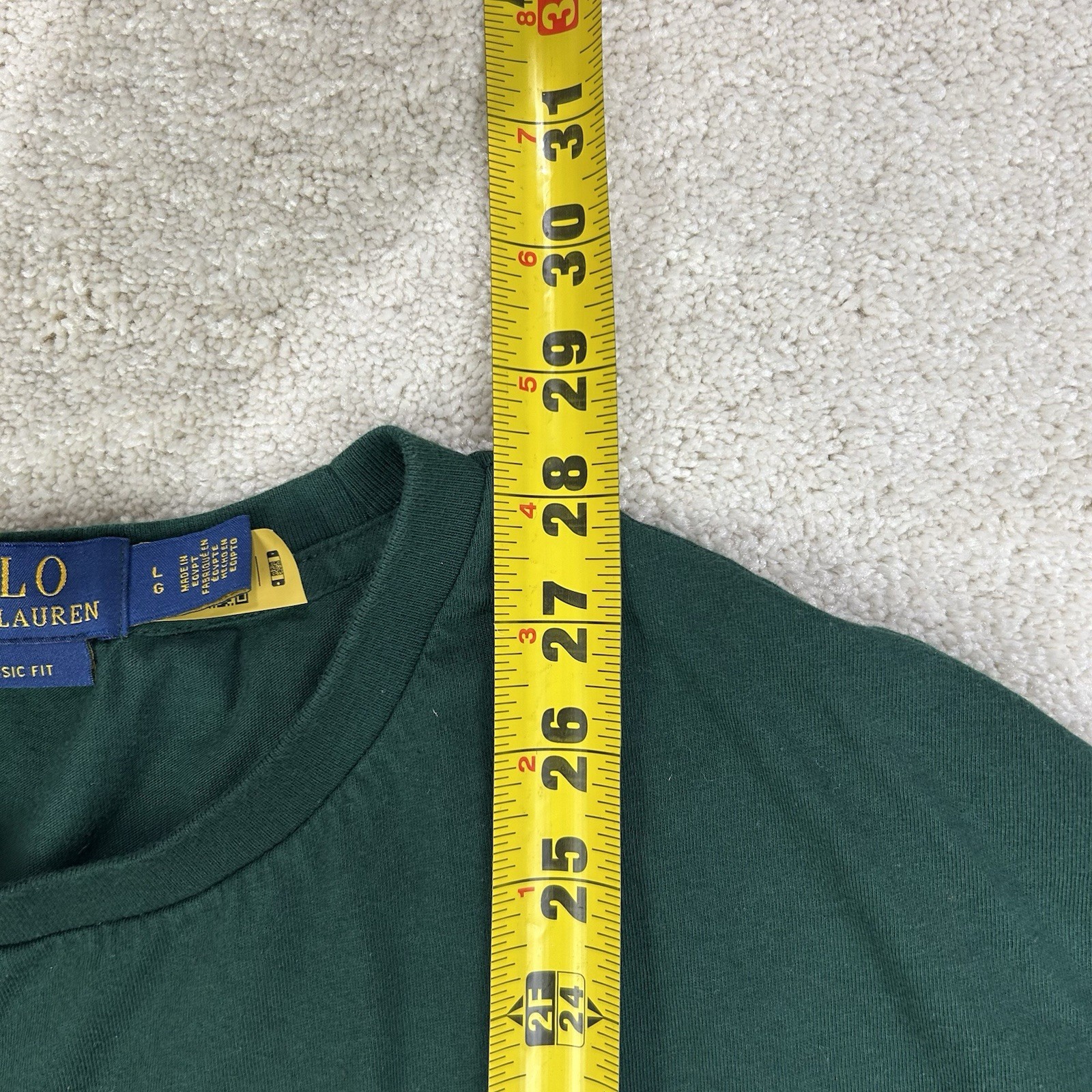 POLO Ralph Lauren Men’s Classic Fit Holiday Ski Polo Bear Dark Green T Shirt L gallery