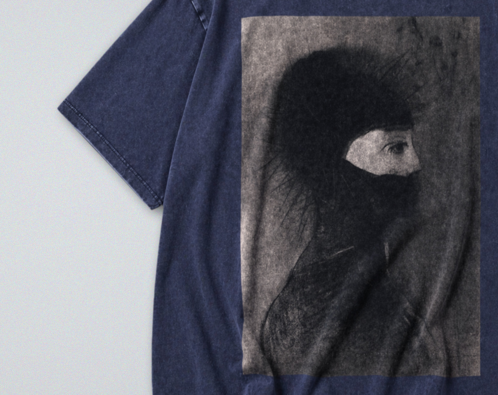 100% Cotton Tee - Unisex Retro Oversized Fit - Surrealism & Dark Aesthetic Print gallery