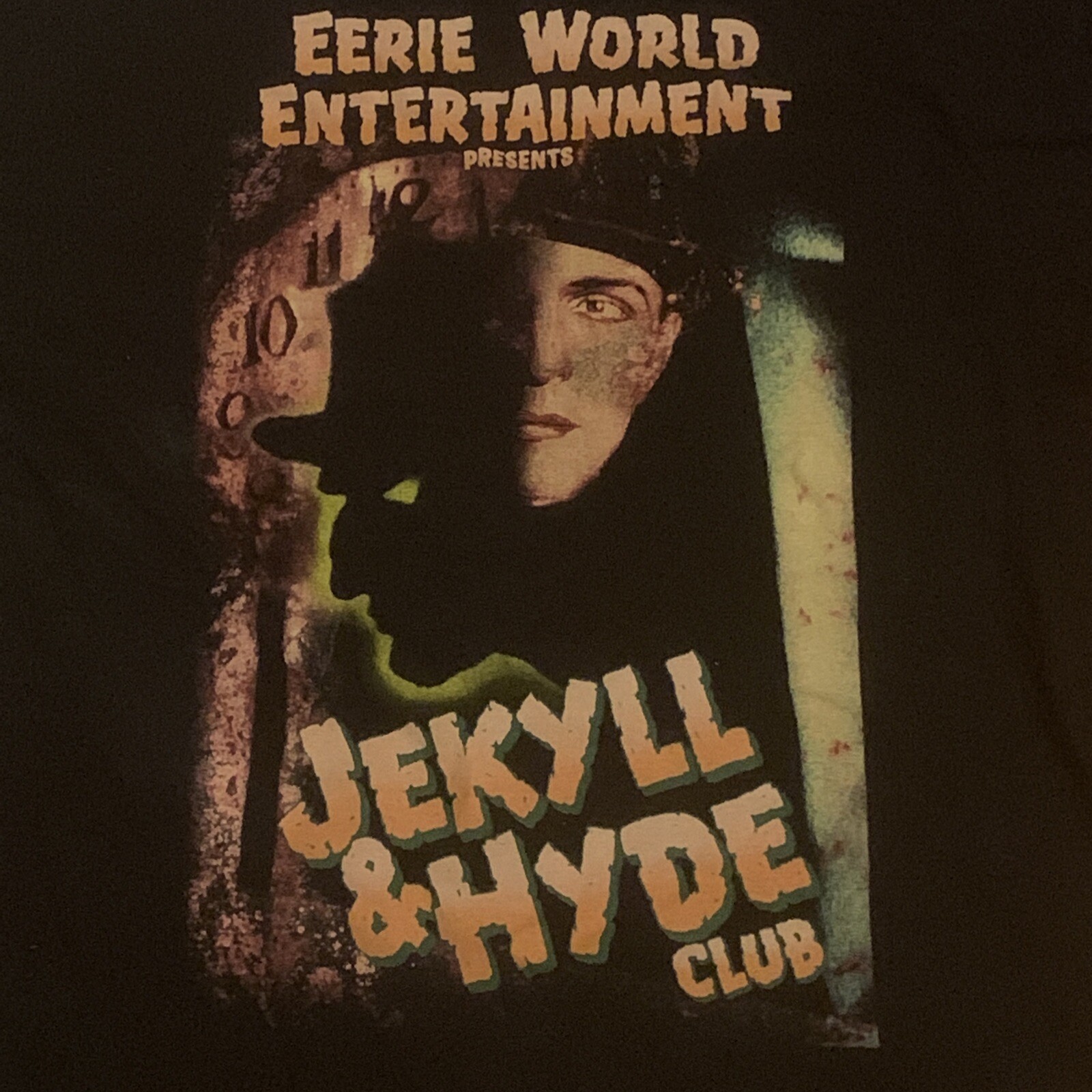 VTG 2000 Dr Jekyll And Hyde club Shirt Size XL Restaurant Horror New York NYC gallery