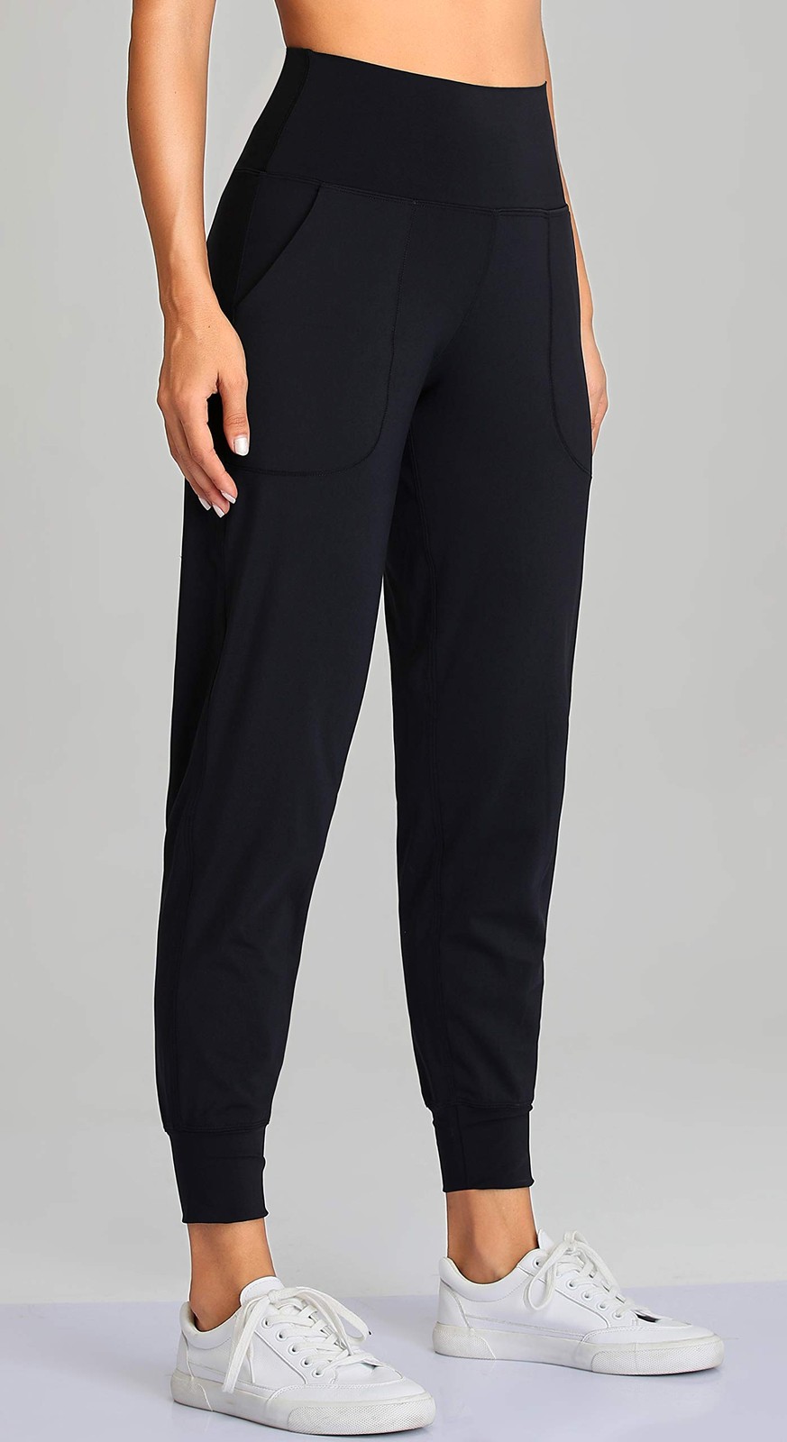 Women's High Waist Yoga Joggers with Pockets Sport Workout Sweatpants Comfy gallery
