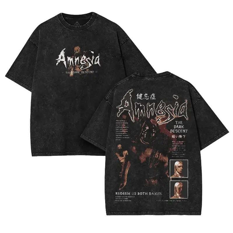 Arcade Anime Amnesia - The Dark Descent Double Printed Washed 2 Sided Printing gallery