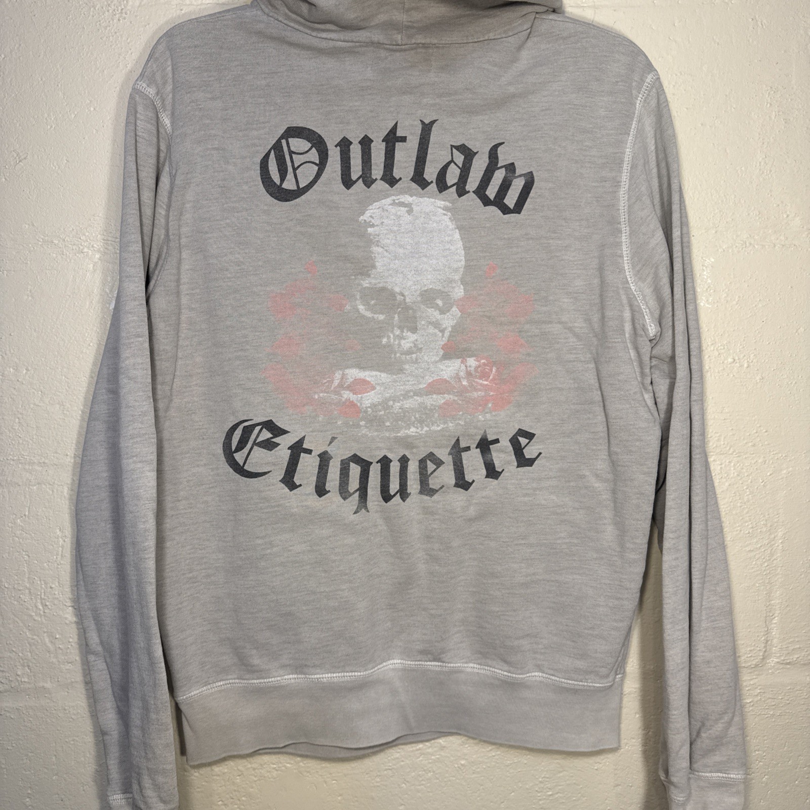 Vintage Juicy Couture Sweatshirt Gray Outlaw Etiquette Size Medium gallery