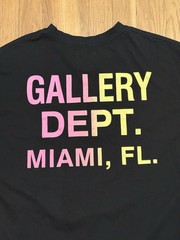 Gallery Dept Splatter Art Miami Florida Tee T-Shirt Men’s Adults Large L Black
