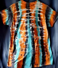 HANES 100% SIZE LARGE Cotton Tye Dyed Shirt Pre-washed WON’T FADE VERY SOFT