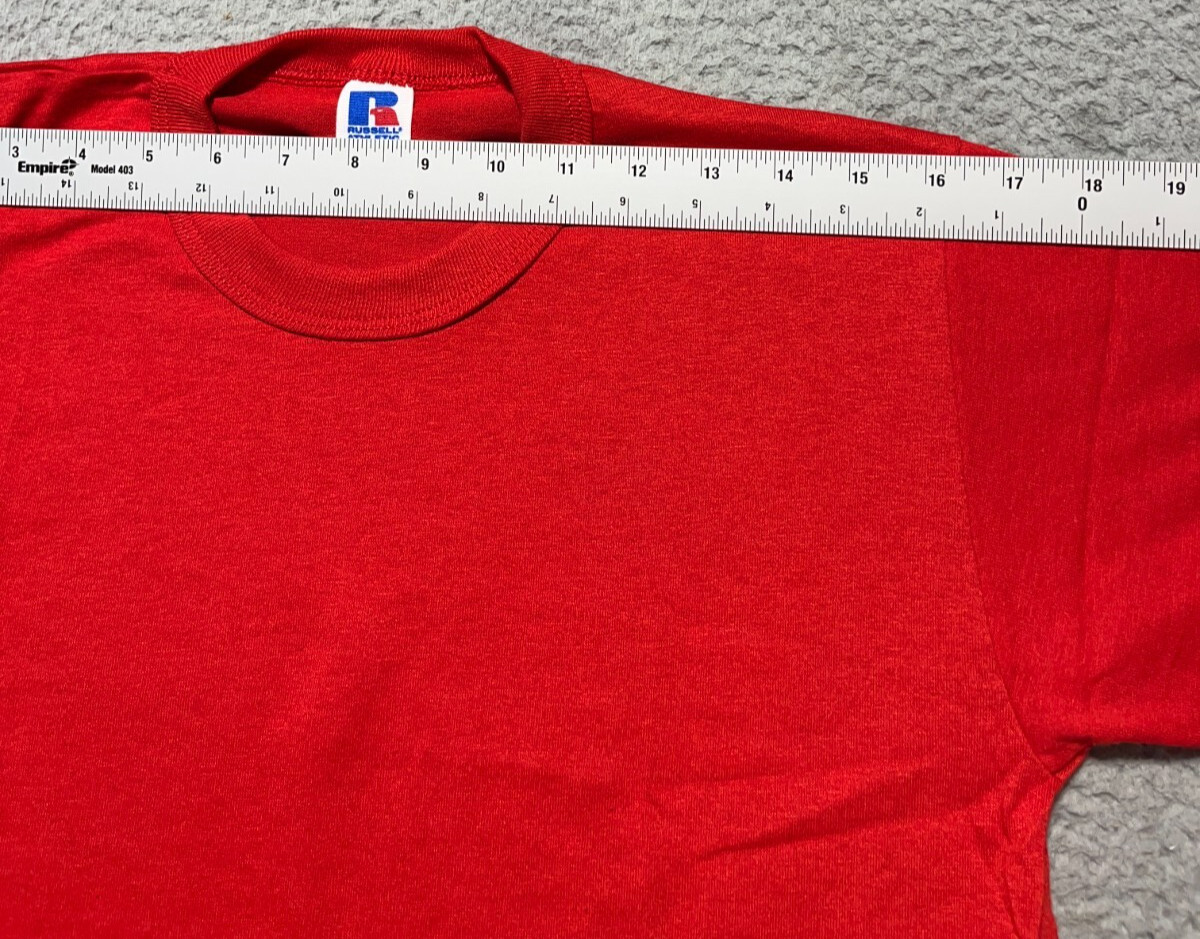 Vintage Rawlings Mens T Shirt Medium Red Single Stitch VINTAGE Made in USA 80s gallery