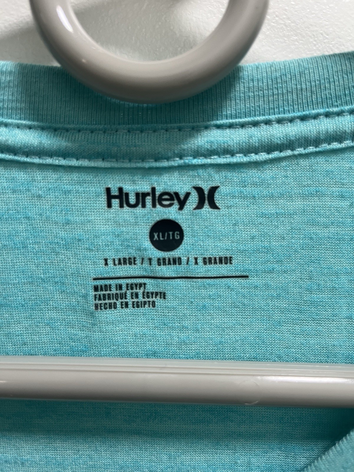 Hurley T Shirt Tee Men's XL Blue Graphic Short Sleeve Polycotton gallery