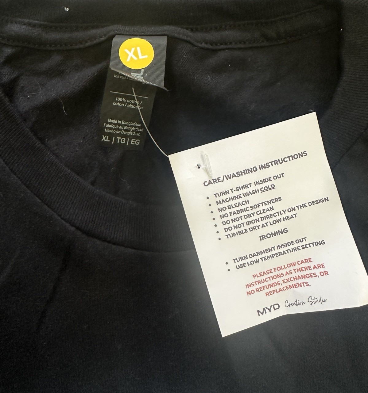 Sanrio Characters Filipino Sinigang Gang T-shirt Unisex XL Black Hello Kitty gallery