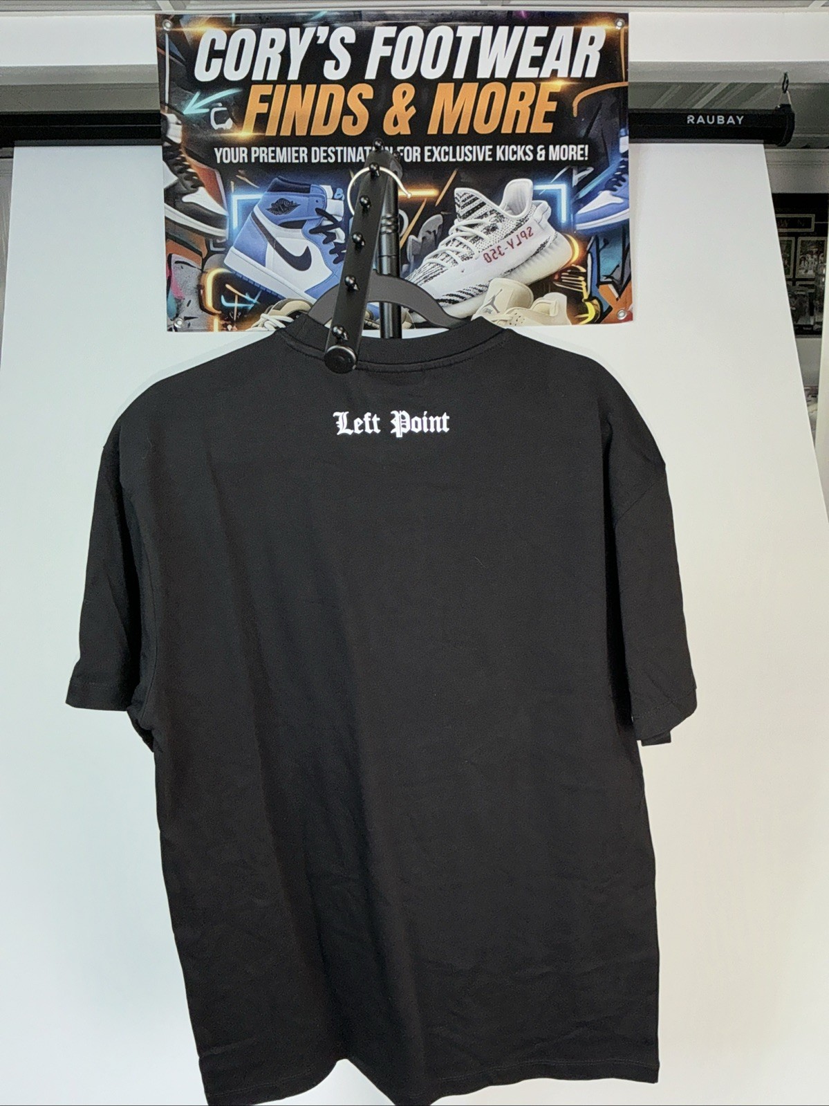 Left Point Italy Black Fighter / Graffiti Men’s T-Shirt Size XL gallery