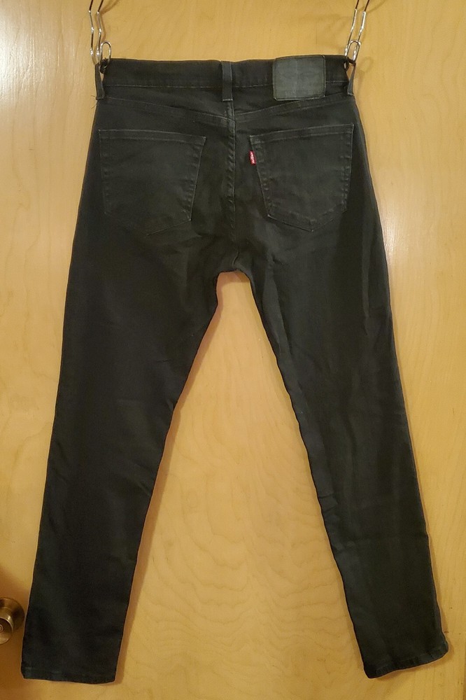 Levi’s Strauss & Co. 511 Jeans 32×32 /Black Denim Flat Front Straight Leg
