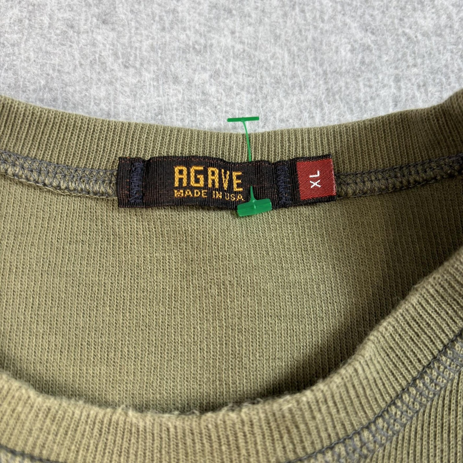 Agave Denimsmith Shirt Mens XL Green High Camp Long Sleeve Made USA Heritage gallery