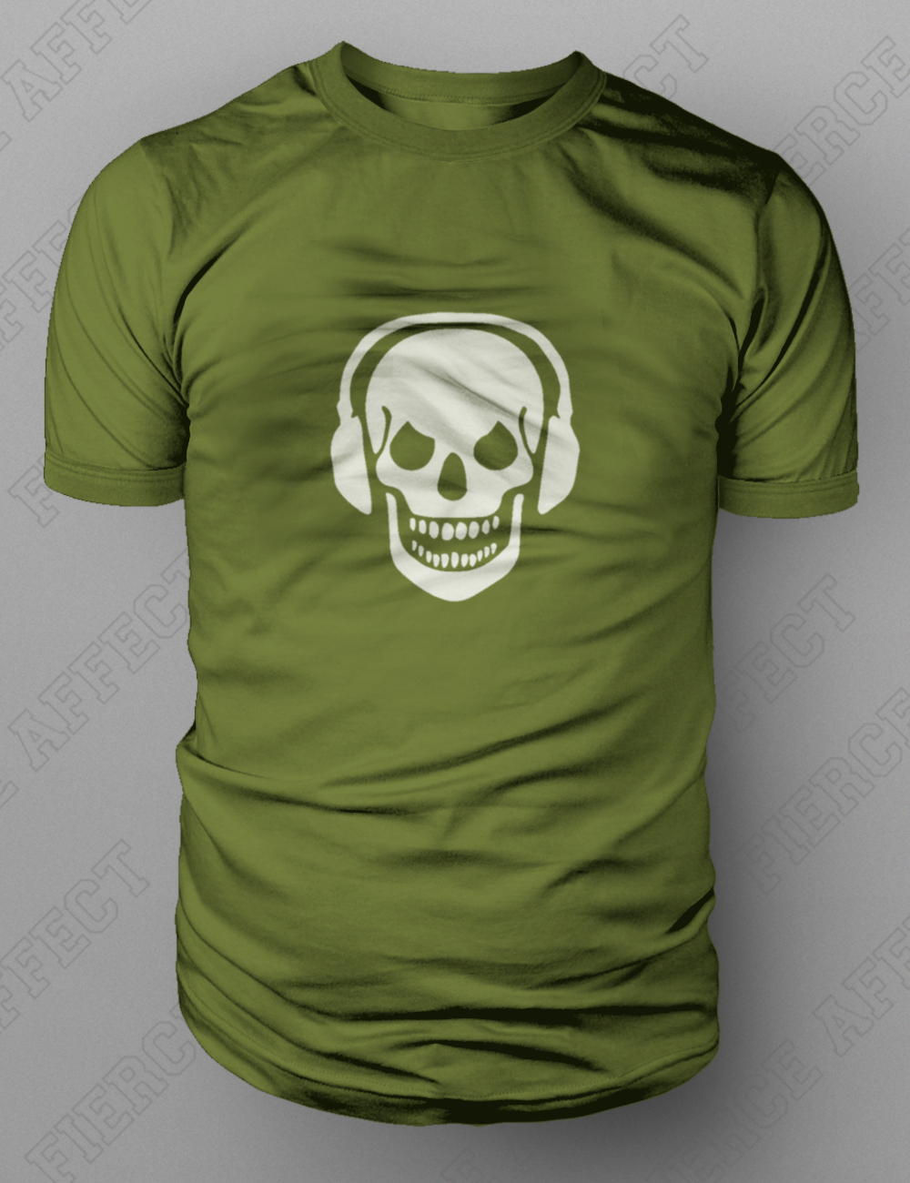 Skull And Phones DJ Clubbing Headphones T-shirt S-XXL FREE UK POST Death Zombie gallery