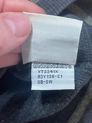 UNIONBAY Shirt, Men’s Size Medium, Green, Long Sleeve, Round Neck, Logo