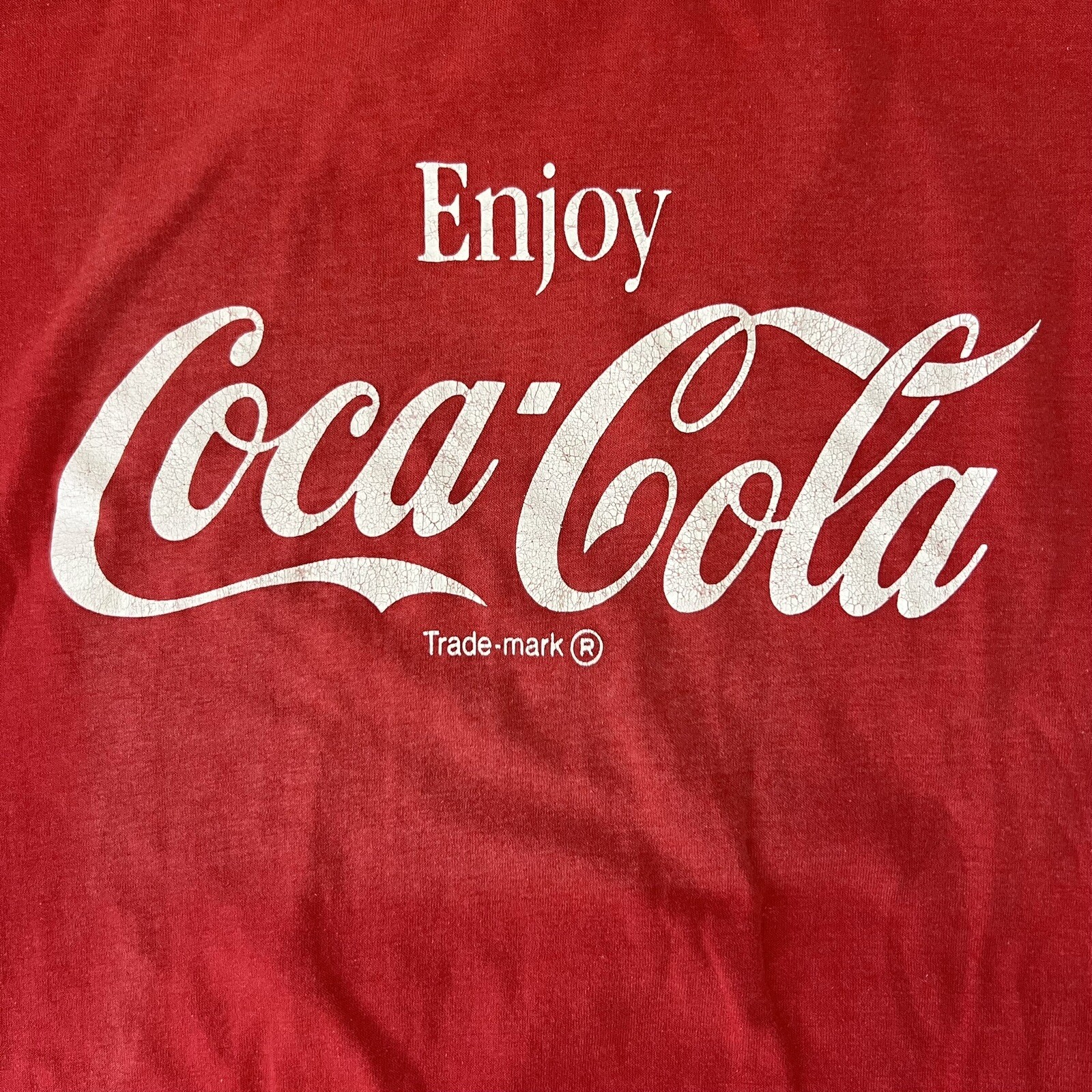 1980s Vintage Enjoy Coca-Cola Shirt M - Coke Is It Single Stitch Trade-mark🥤 gallery