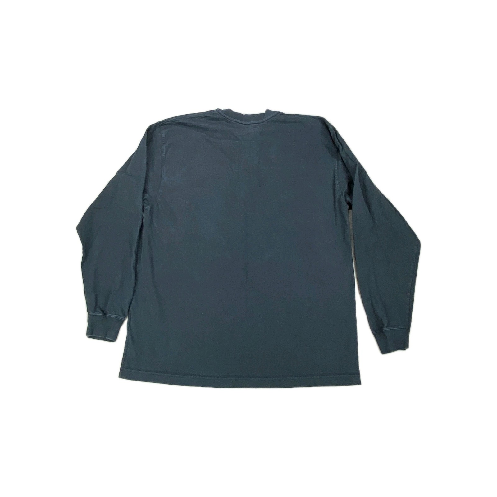 Carhartt Henley Shirt Mens Large Black Loose Fit Heavyweight Ribbed Knit Cuff gallery