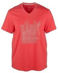 A/X Armani Exchange Men’s Graphic Logo Slim Fit V Neck T Shirt