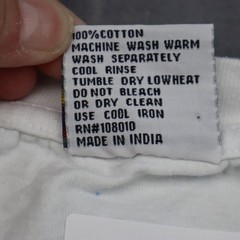 IBS International Basic Source Shirt Mens 4XL White Graphic Real Recognize Real
