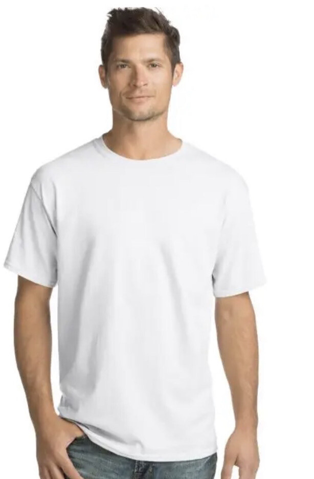 Hanes ComfortSoft® Men's Short-Sleeve Crewneck T-Shirt 4-Pack O5280 Size Small gallery