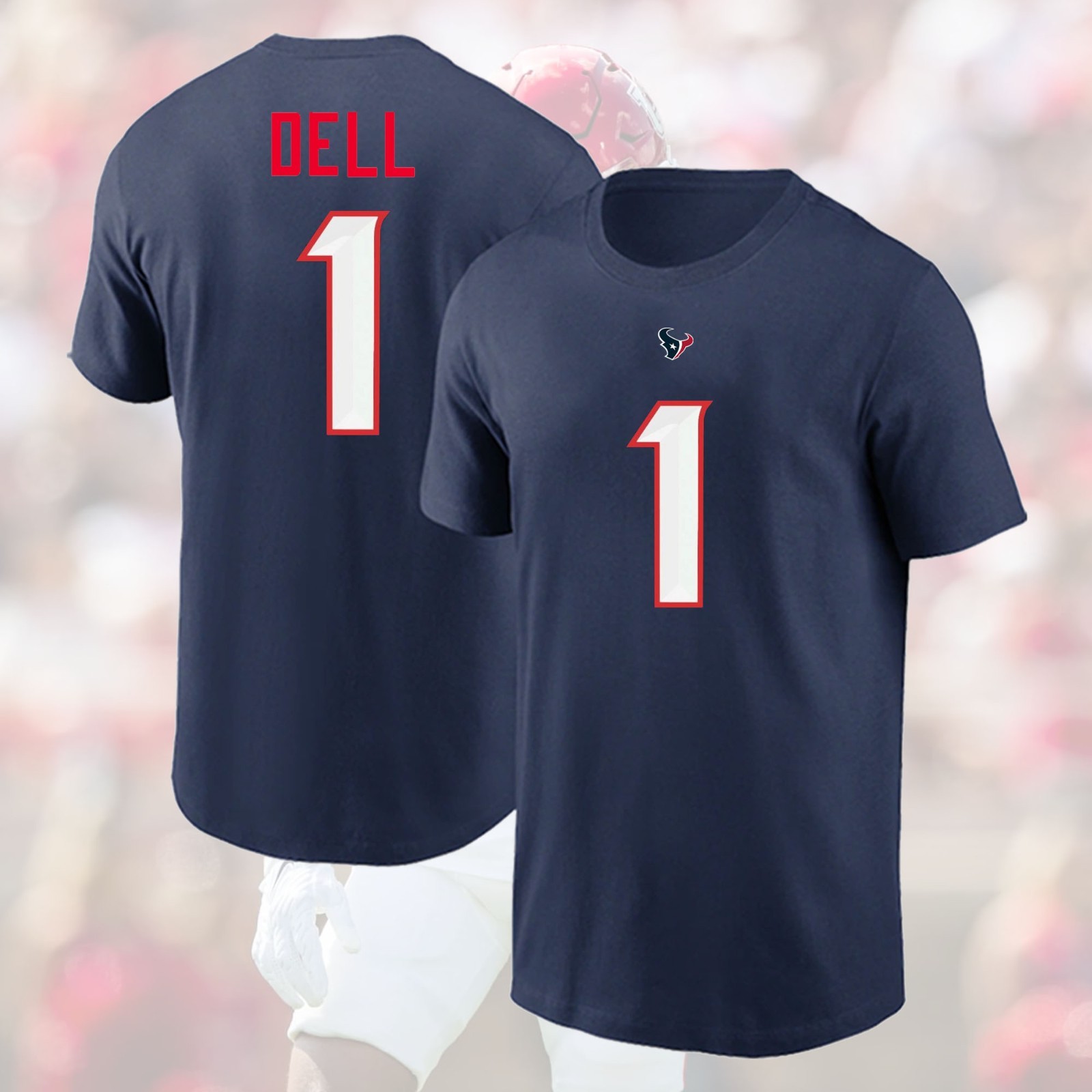NEW NEW! Tank Dell #1 H0ust0n Te.xans 2026 Name & Number Gift For Fans gallery