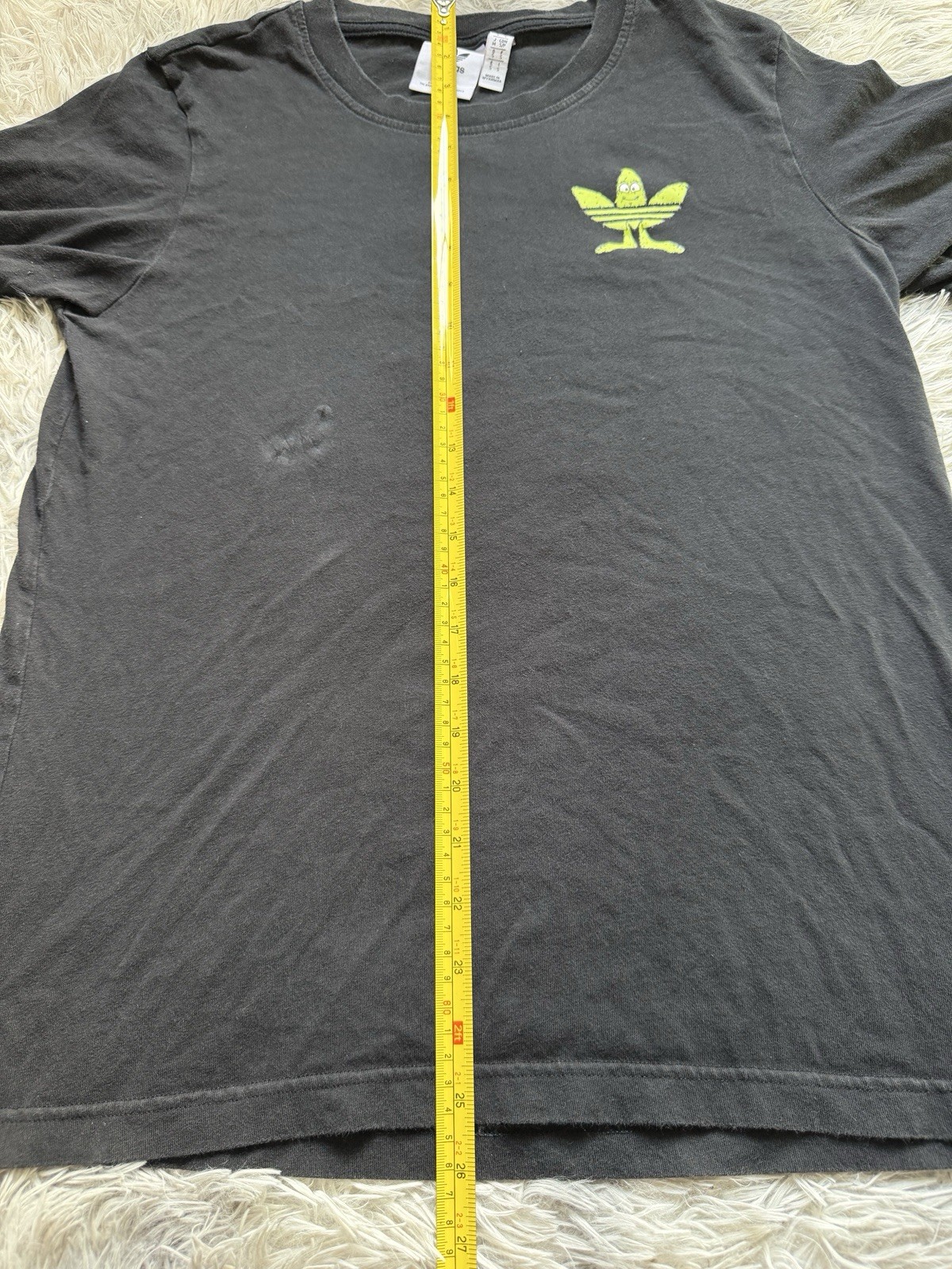 adidas Originals Men's Black FUN Graphic Crew Neck T-Shirt Size S gallery